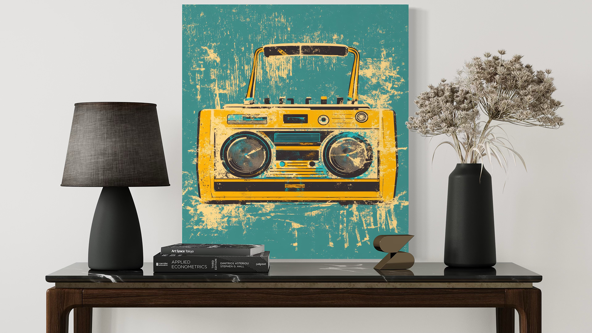 Amazon.com: Boombox Pop Art Print Poster, Vintage Retro Wall Art